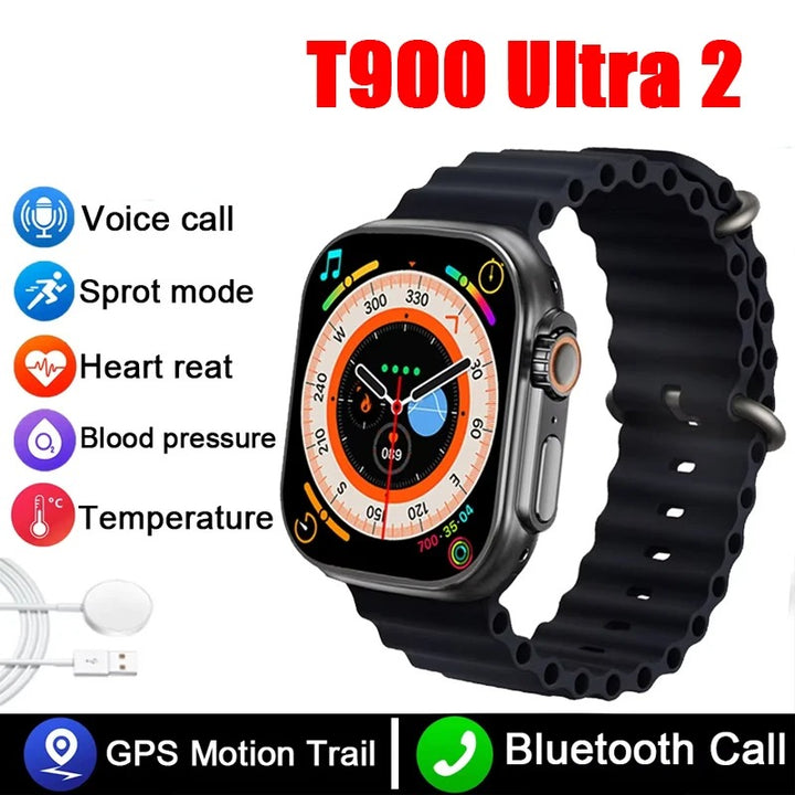 T900 Ultra Smart Watch with 2.09″ Big Display – Touch Smartwatch for Men & Women