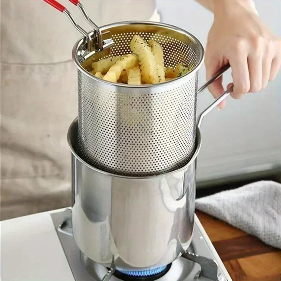 Stainless Steel Deep Fryer Frying Pot