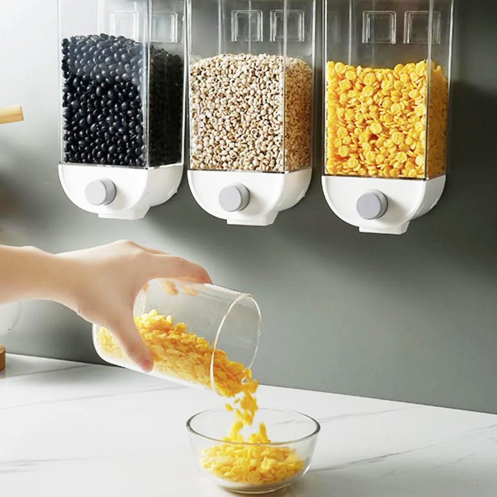 1.5L Wall-Mounted Rice & Pulses Dispenser