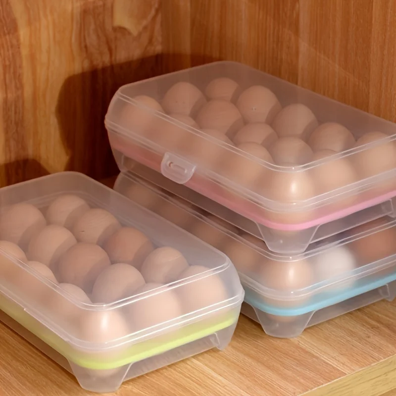 Imported 15-Grid Refrigerator Egg Storage Box