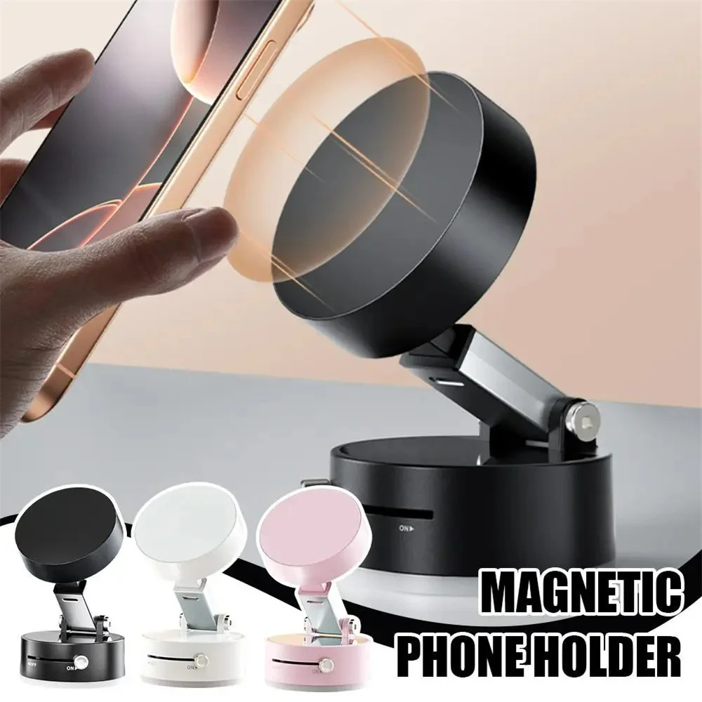 Magnetic Car Phone Holder – 360° Adjustable for iPhone & Android