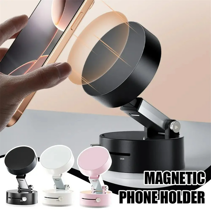 Magnetic Car Phone Holder – 360° Adjustable for iPhone & Android