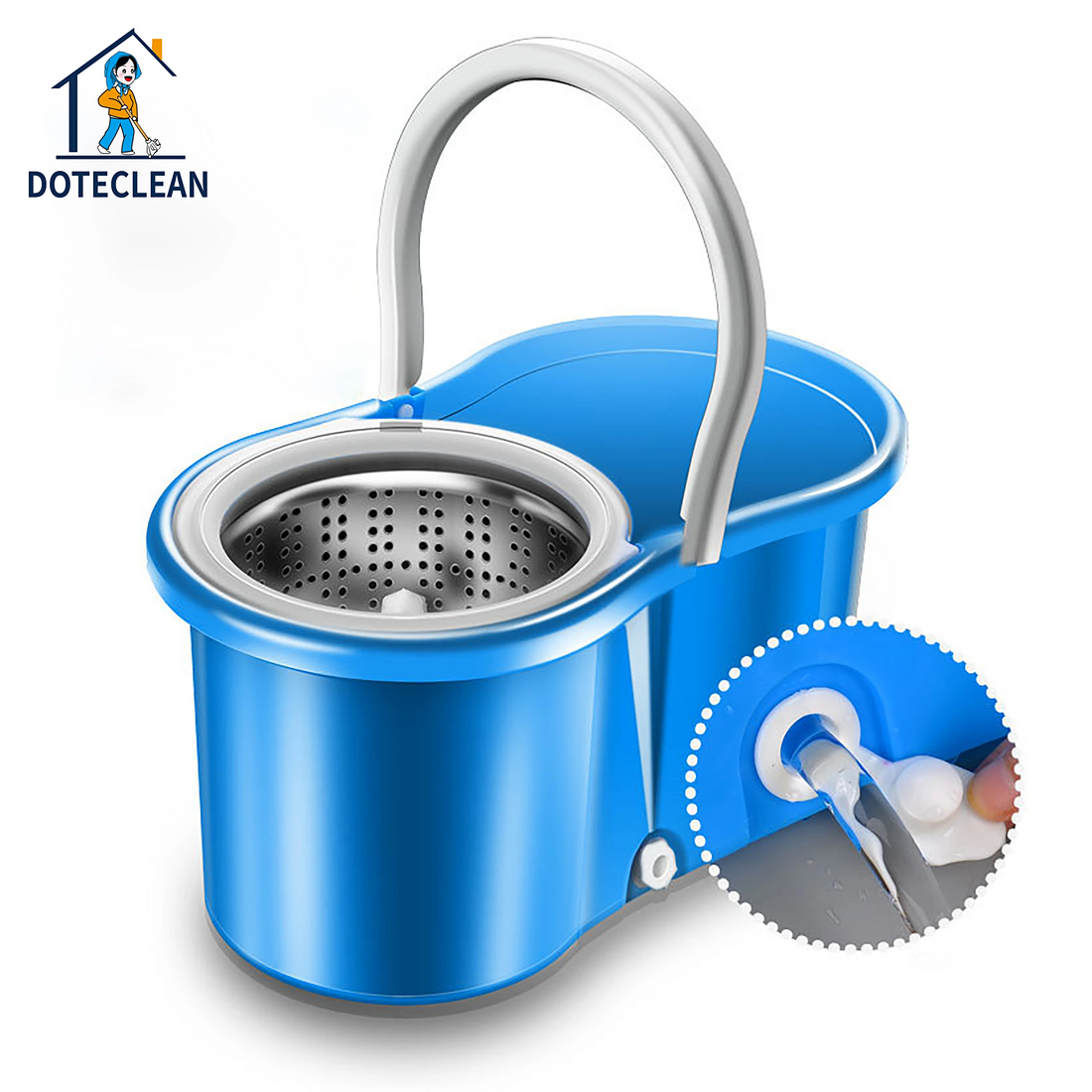 360° Spin Mop Set with Steel