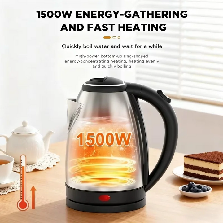 Electric Kettle 2.0 Liter Stainless Steel