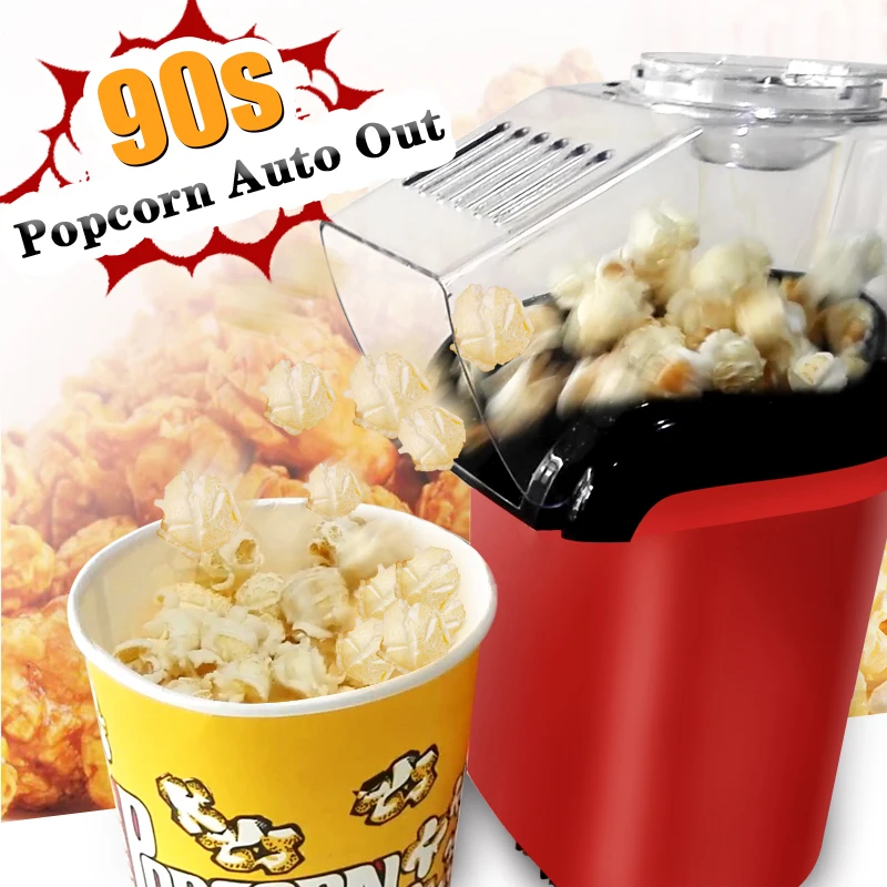 Electric Mini Popcorn Maker – Oil-Free