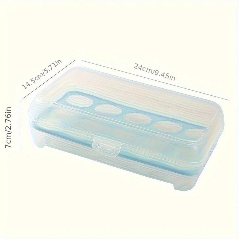 Imported 15-Grid Refrigerator Egg Storage Box