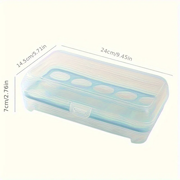 Imported 15-Grid Refrigerator Egg Storage Box