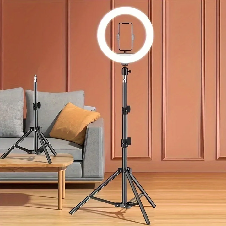 LED Ring Light with Tripod Stand – Vlogging & Photography Light for TikTok & YouTube