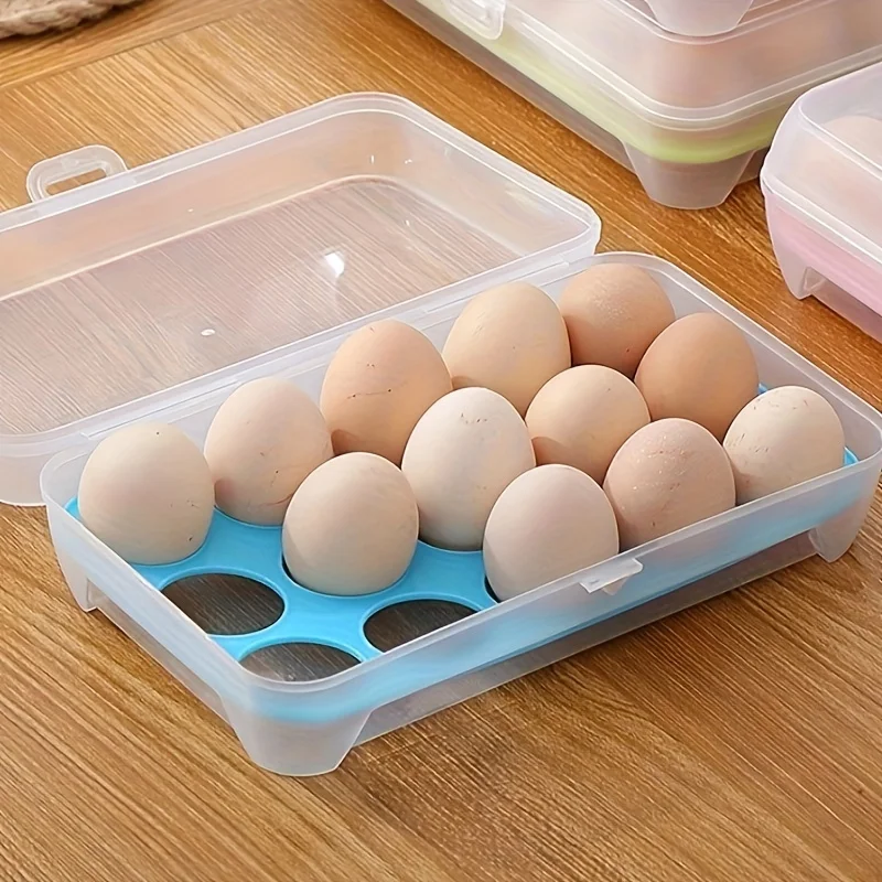 Imported 15-Grid Refrigerator Egg Storage Box