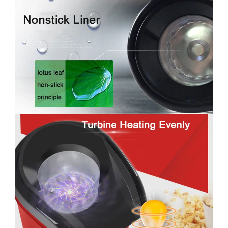 Electric Mini Popcorn Maker – Oil-Free