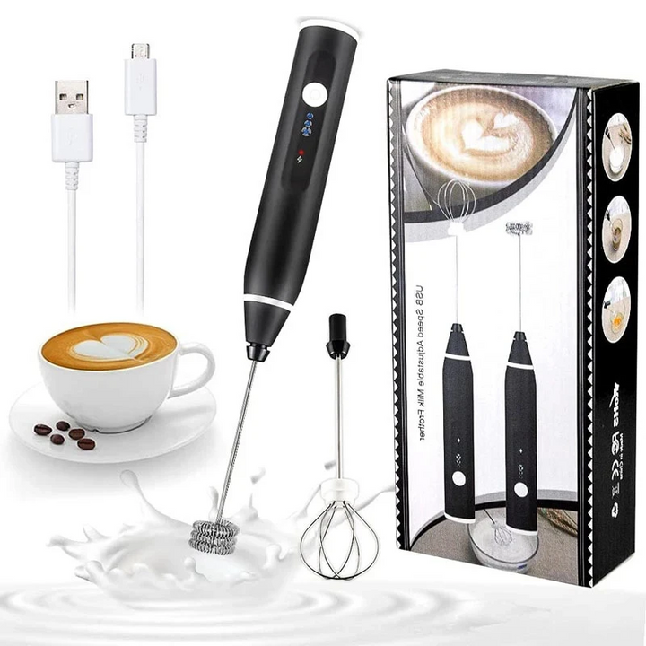 Rechargeable Electric Milk Frother & Egg