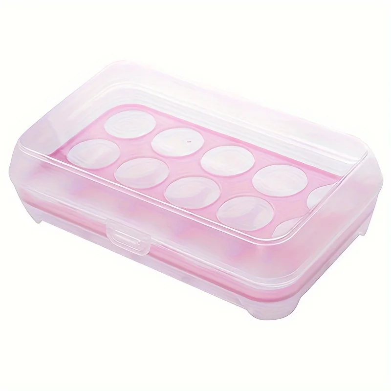 Imported 15-Grid Refrigerator Egg Storage Box