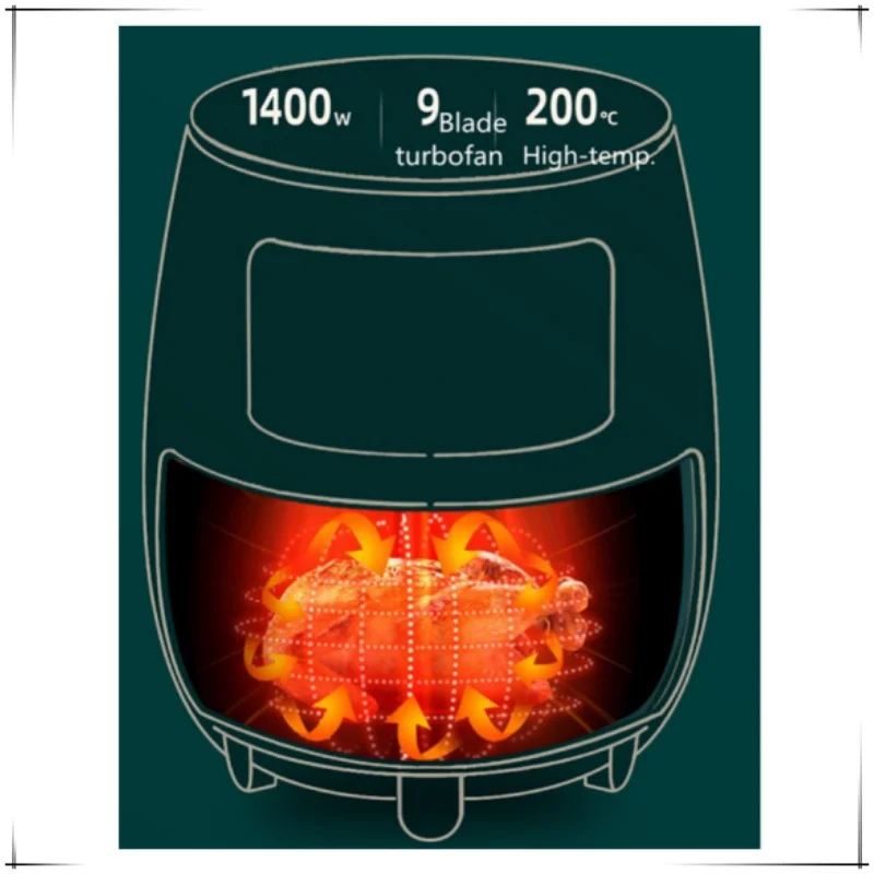 SilverCrest 6L/8L Digital Air Fryer –