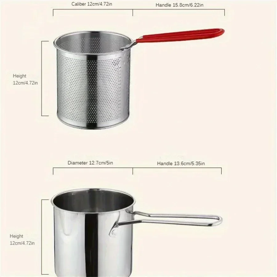 Stainless Steel Deep Fryer Frying Pot