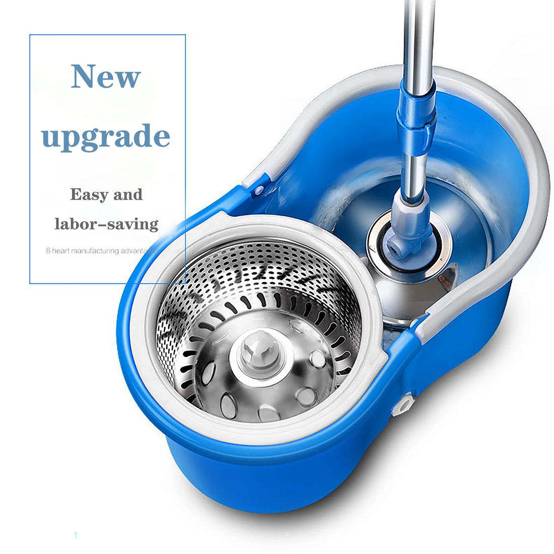 360° Spin Mop Set with Steel